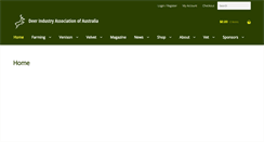 Desktop Screenshot of deerfarming.com.au
